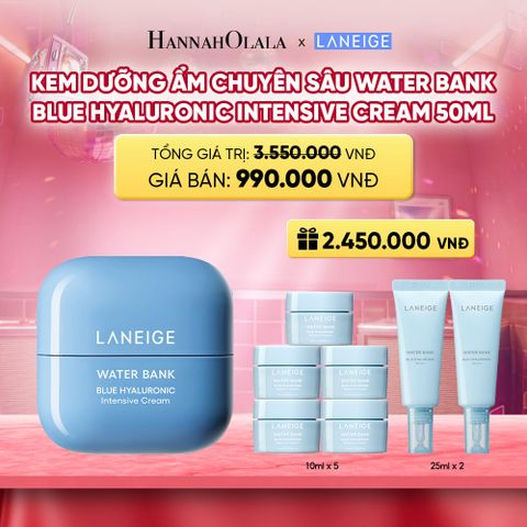  KEM DƯỠNG ẨM WATER BANK BLUE HYALURONIC INTENSIVE CREAM 50ML 