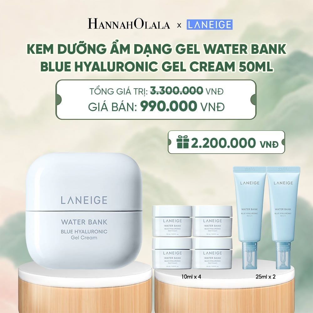  KEM DƯỠNG ẨM WATER BANK BLUE HYALURONIC GEL CREAM 50ML - A1639 