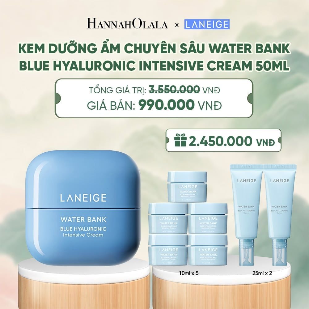  KEM DƯỠNG ẨM WATER BANK BLUE HYALURONIC INTENSIVE CREAM 50ML - A1641 