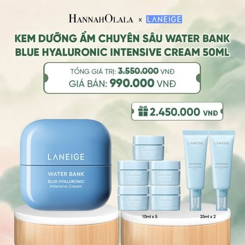  KEM DƯỠNG ẨM WATER BANK BLUE HYALURONIC INTENSIVE CREAM 50ML - A1641 