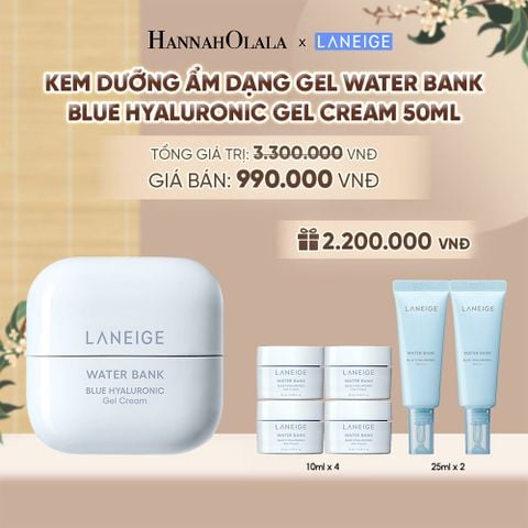  KEM DƯỠNG ẨM WATER BANK BLUE HYALURONIC GEL CREAM 50ML - A555 