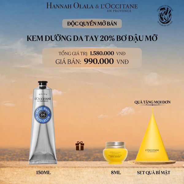  KEM DƯỠNG DA TAY BƠ ĐẬU MỠ L'OCCITANE 150ML 