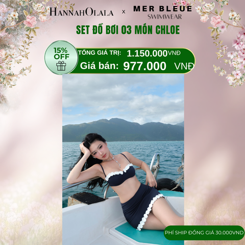  E756_DEAL 1: SET ĐỒ BƠI 3 MÓN CHLOE 