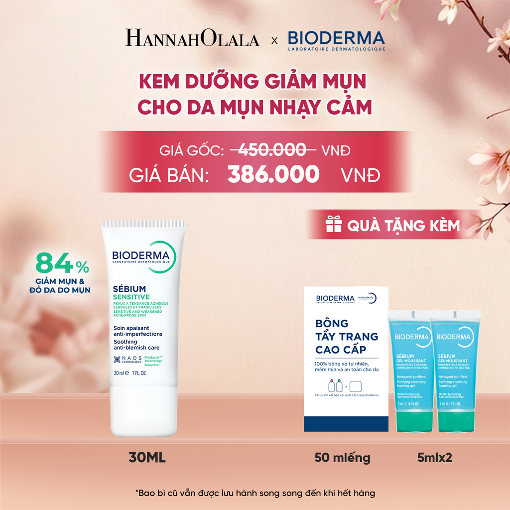  KEM DƯỠNG GIẢM MỤN VIÊM CHO DA MỤN NHẠY CẢM VÀ DỄ NỔI MỤN - A1567 