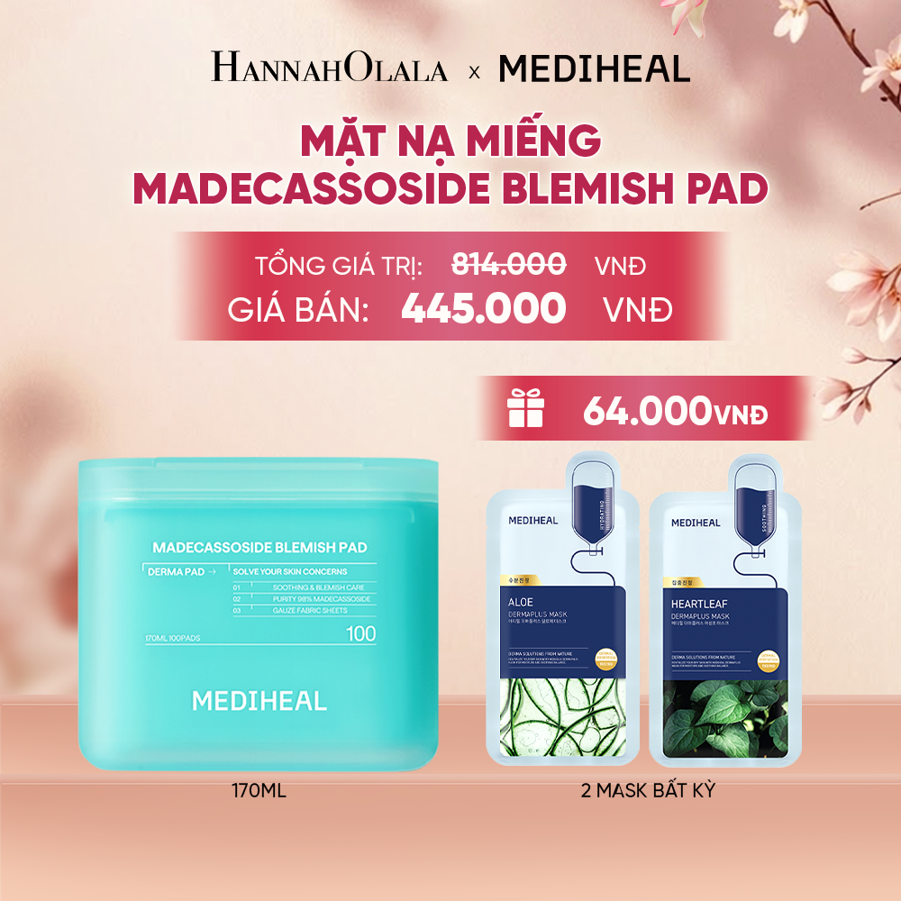  MEDIHEAL BỘ SẢN PHẨM TONER PAD 170ML - A564 