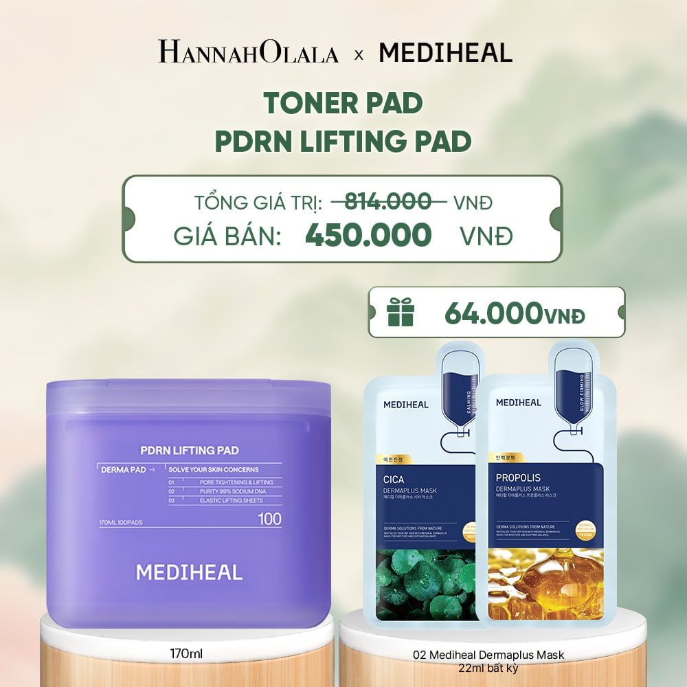  MEDIHEAL BỘ SẢN PHẨM TONER PAD 170ML - A1462 