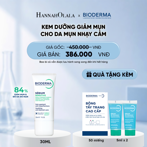  KEM DƯỠNG GIẢM MỤN VIÊM CHO DA MỤN NHẠY CẢM VÀ DỄ NỔI MỤN 