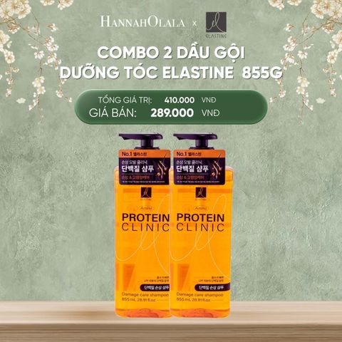  DEAL 4: COMBO 2 DẦU GỘI DƯỠNG TÓC ELASTINE 855G 