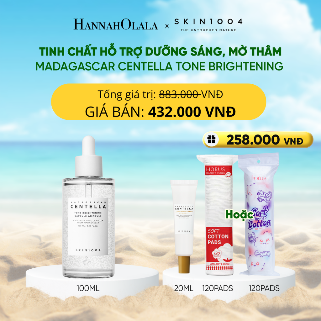  SKIN1004 TINH CHẤT MADAGASCAR CENTELLA TONE BRIGHTENING CAPSULE AMPOULE 100ML 