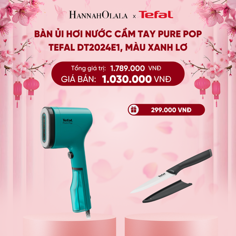  DEAL 4: BÀN ỦI HƠI NƯỚC CẦM TAY PURE POP TEFAL DT2020E1 