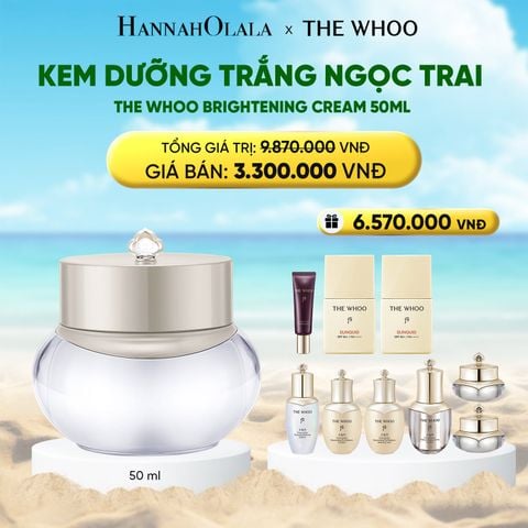  A150_DEAL 9: KEM DƯỠNG TRẮNG NGỌC TRAI THE WHOO BRIGHTENING POWER CREAM 50ML 