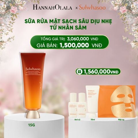  DEAL 8: SỮA RỬA MẶT SẠCH SÂU DỊU NHẸ TỪ NHÂN SÂM 150G (MỚI) 
