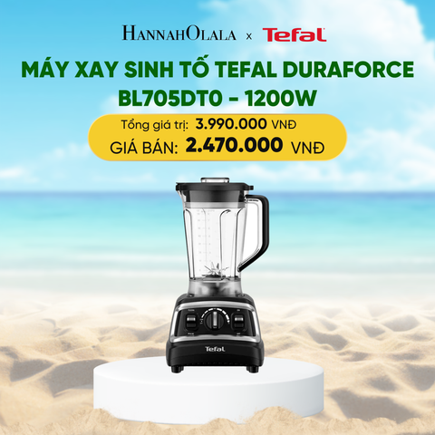  A310_DEAL 9: MÁY XAY SINH TỐ TEFAL DURAFORCE BL705DT0 - 1200W 