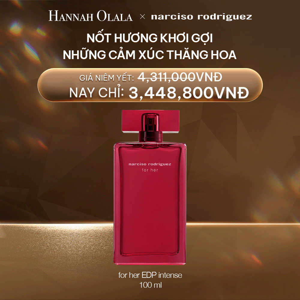  DEAL 33:  NƯỚC HOA NỮ NARCISO RODRIGUEZ FOR HER EAU DE PARFUM INTENSE 100ML 
