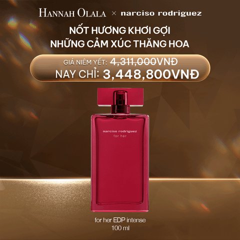  DEAL 33:  NƯỚC HOA NỮ NARCISO RODRIGUEZ FOR HER EAU DE PARFUM INTENSE 100ML 