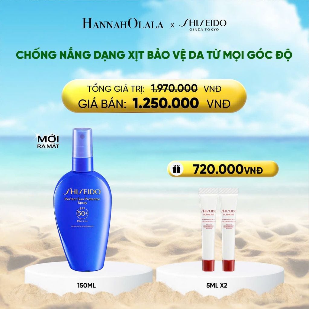  DEAL 9: [MỚI RA MẮT] XỊT CHỐNG NẮNG TRONG SUỐT SPF50+ 