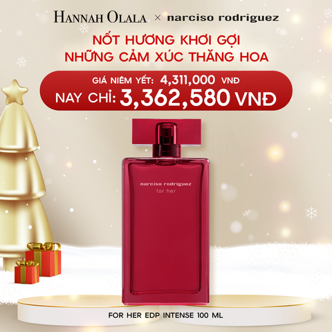  A217_DEAL 10.1: Nước Hoa nữ Narciso Rodriguez For Her Eau De Parfum Intense 100ml 