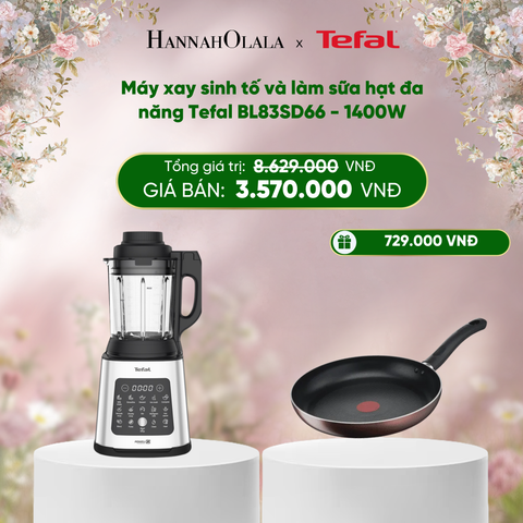 E300_DEAL 9: MÁY XAY SINH TỐ VÀ LÀM SỮA HẠT ĐA NĂNG TEFAL BL83SD66 - 1400W 