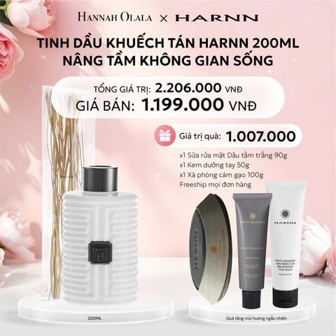  E1027: DEAL 9: TINH DẦU KHUẾCH TÁN HARNN 200ML - NÂNG TẦM KHÔNG GIAN SỐNG 