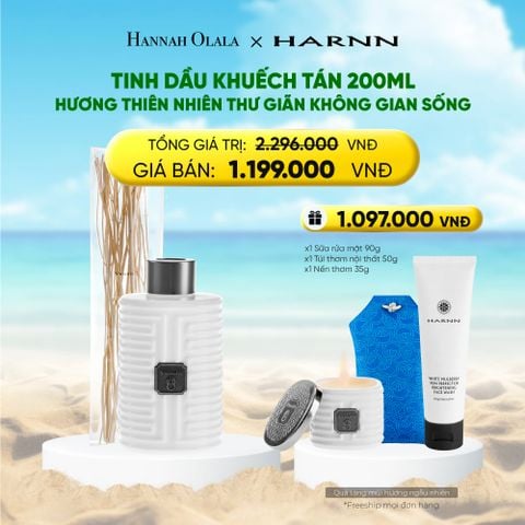  DEAL 9: TINH DẦU KHUẾCH TÁN 200ML HƯƠNG THIÊN NHIÊN THƯ GIÃN KHÔNG GIAN SỐNG 