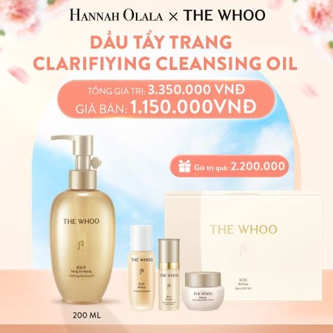  A932_DEAL09: DẦU TẨY TRANG THE WHOO GONG JIN HYANG CLARIFIYING CLEANSING OIL 200ML 