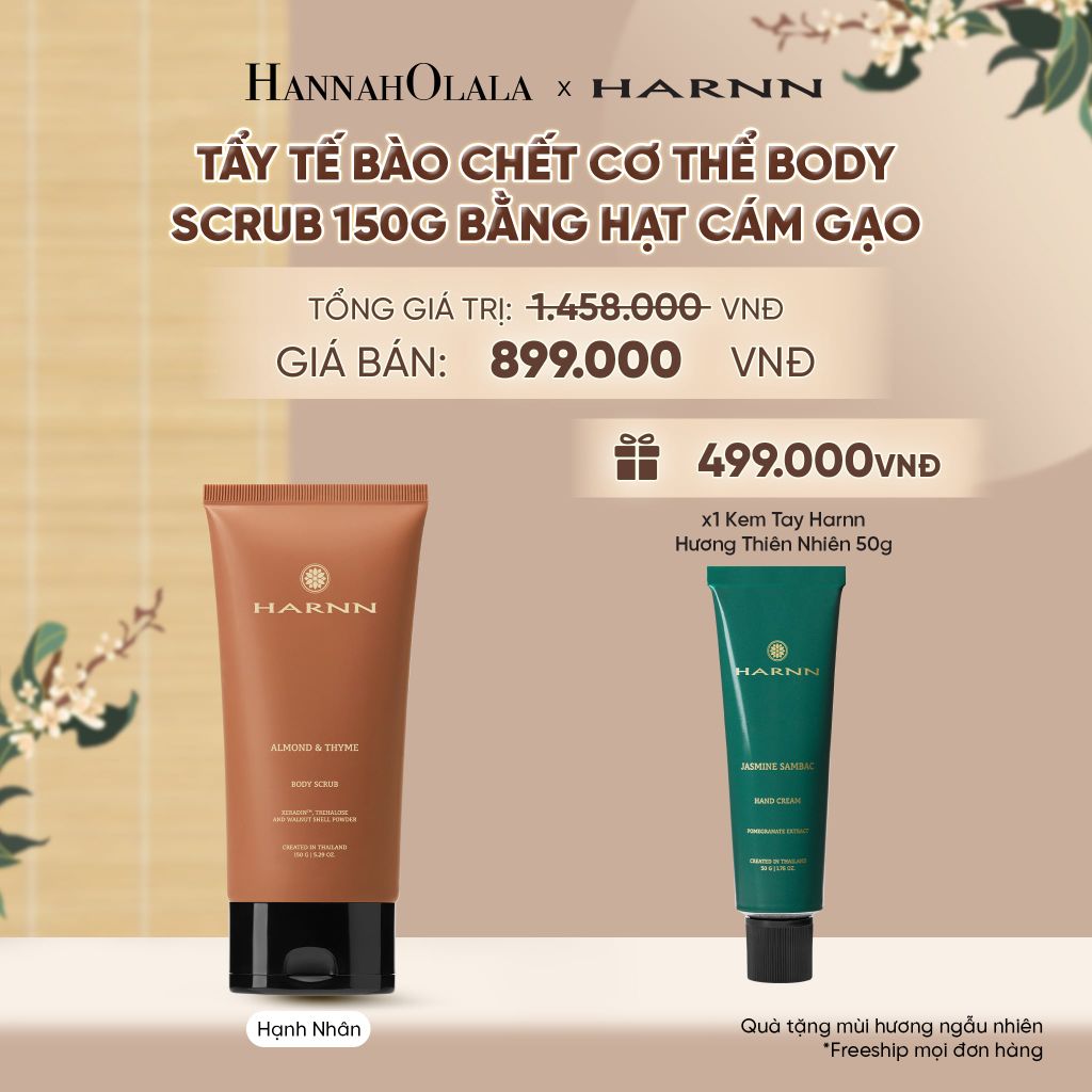  TẨY TẾ BÀO CHẾT CƠ THỂ BODY SCRUB 150G BẰNG HẠT CÁM GẠO HƯƠNG TINH DẦU THIÊN NHIÊN - A2368 