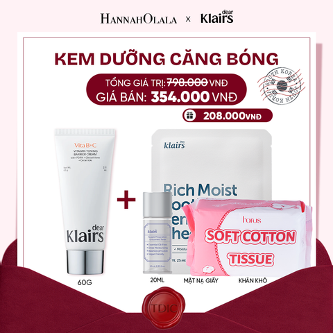  DEAR KLAIRS KEM DƯỠNG VITAMIN TONING BARRIER CREAM 60G_M87 