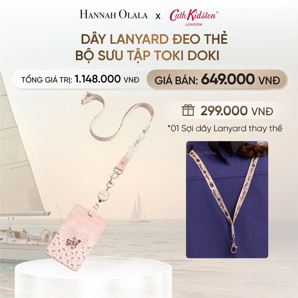  DÂY LANYARD ĐEO THẺ CATH KIDSTON BỘ SƯU TẬP TOKI DOKI _ DEAL 9 _ A109 