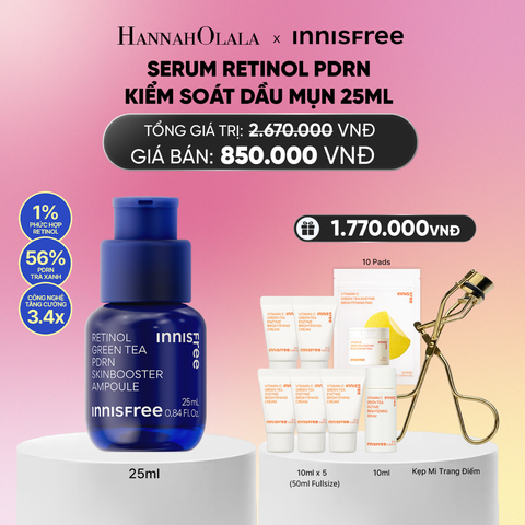  SERUM RETINOL PDRN TẾ BÀO GỐC TRÀ XANH CHO DA CĂNG BÓNG, ĐÀN HỒI 25ML_A1417 