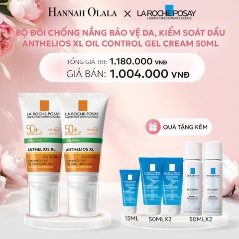  E129: DEAL 9 BỘ ĐÔI KEM CHỐNG NẮNG BẢO VỆ DA, KIỂM SOÁT DẦU ANTHELIOS XL OIL CONTROL GEL CREAM 50ML 