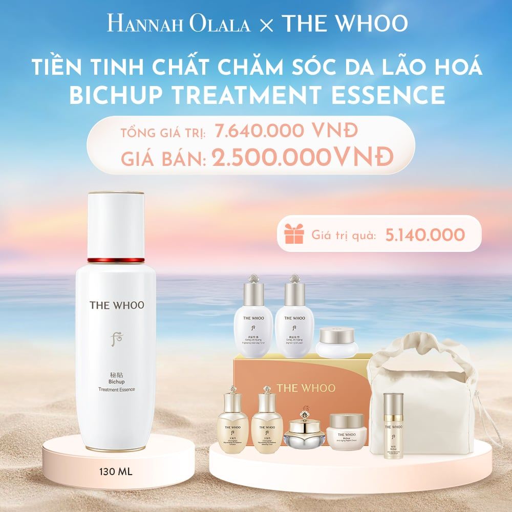  C46_DEAL 09: BỘ TIỀN TINH CHẤT CHĂM SÓC DA LÃO HOÁ THE WHOO BICHUP TREATMENT ESSENCE 130ML 