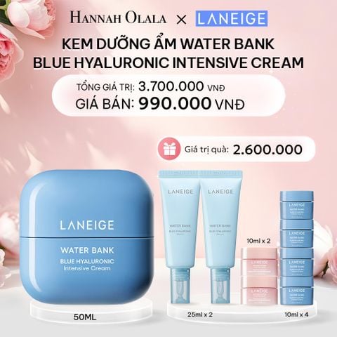  E766: DEAL 8: KEM DƯỠNG ẨM WATER BANK BLUE HYALURONIC INTENSIVE CREAM 50ML - [GIAO HÀNG TỪ 03/10] 