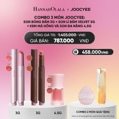  SON BÓNG BẤM + SON LÌ BẤM + KEM MÁ HỒNG VÀ SON_ A1393 