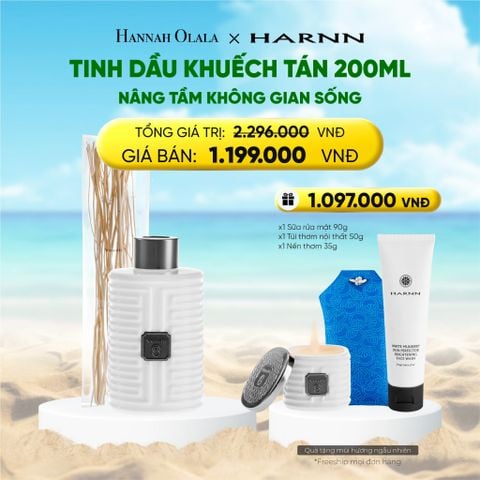  A1098_DEAL 9: TINH DẦU KHUẾCH TÁN 200ML HƯƠNG THIÊN NHIÊN THƯ GIÃN KHÔNG GIAN SỐNG 