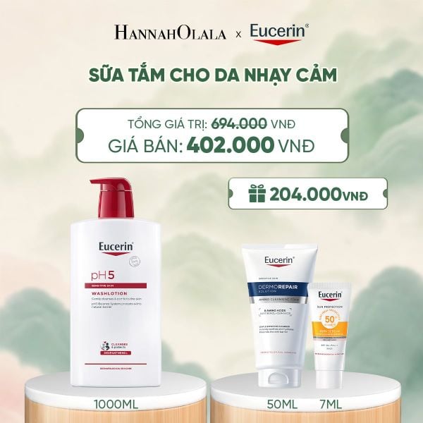  SỮA TẮM CHO DA NHẠY CẢM EUCERIN PH5 WASHLOTION 1000ML - A018 