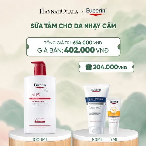  SỮA TẮM CHO DA NHẠY CẢM EUCERIN PH5 WASHLOTION 1000ML - A018 