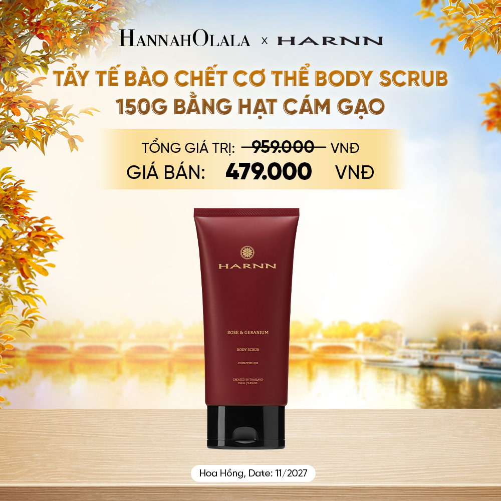  TẨY TẾ BÀO CHẾT CƠ THỂ BODY SCRUB 150G BẰNG HẠT CÁM GẠO HƯƠNG TINH DẦU THIÊN NHIÊN - E231 