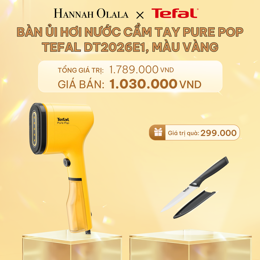  C426_DEAL 4: BÀN ỦI HƠI NƯỚC CẦM TAY PURE POP TEFAL 