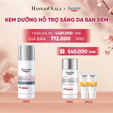  KEM DƯỠNG HỖ TRỢ SÁNG DA BAN ĐÊM EUCERIN SPOTLESS BRIGHTENING NIGHT CREAM 50ML - A303 