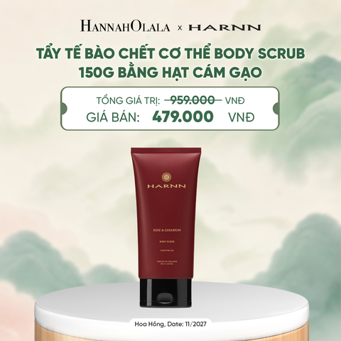  TẨY TẾ BÀO CHẾT CƠ THỂ BODY SCRUB 150G BẰNG HẠT CÁM GẠO HƯƠNG TINH DẦU THIÊN NHIÊN - A4059 