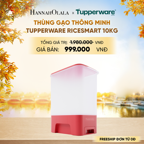 THÙNG GẠO THÔNG MINH TUPPERWARE RICESMART 10KG - E1916 