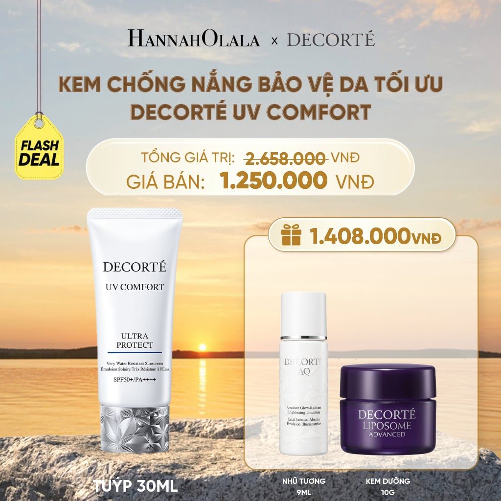  KEM CHỐNG NẮNG DECORTÉ UV COMFORT _ KHÔNG NÂNG TÔNG - B567 
