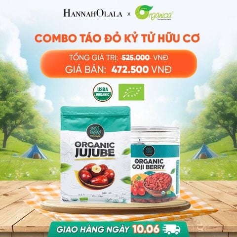  COMBO TÁO ĐỎ KỶ TỬ HỮU CƠ [GIAO HÀNG TỪ 10.06] - DEAL 8 