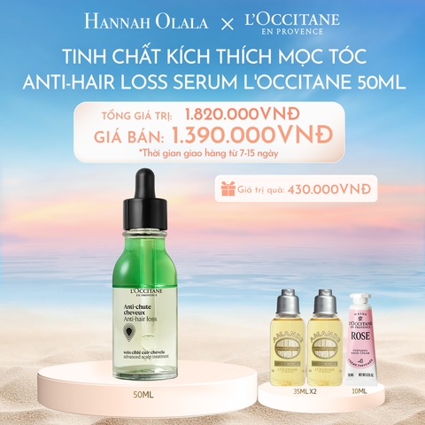  C1114_DEAL 2: TINH CHẤT KÍCH THÍCH MỌC TÓC ANTI-HAIR LOSS SERUM L'OCCITANE 50ML 
