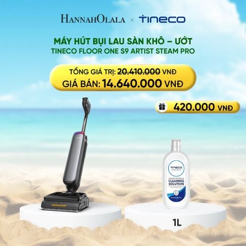  DEAL 3: MÁY HÚT BỤI LAU SÀN KHÔ – ƯỚT TINECO FLOOR ONE S9 ARTIST STEAM PRO 