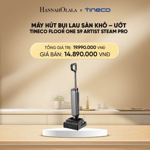  DEAL 3: MÁY HÚT BỤI LAU SÀN KHÔ – ƯỚT TINECO FLOOR ONE S9 ARTIST STEAM PRO 
