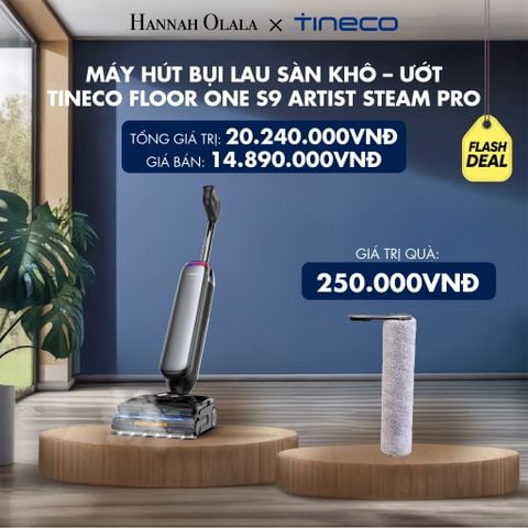  MÁY HÚT BỤI LAU SÀN KHÔ – ƯỚT TINECO FLOOR ONE S9 ARTIST STEAM PRO - DEAL 4 