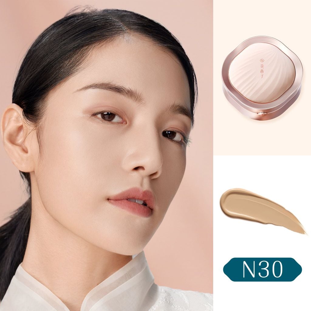  COMBO HOA TÂY TỬ CUSHION BỀ MẶT CONG 10G FLORASIS + REFILL CÙNG MÀU - A421 