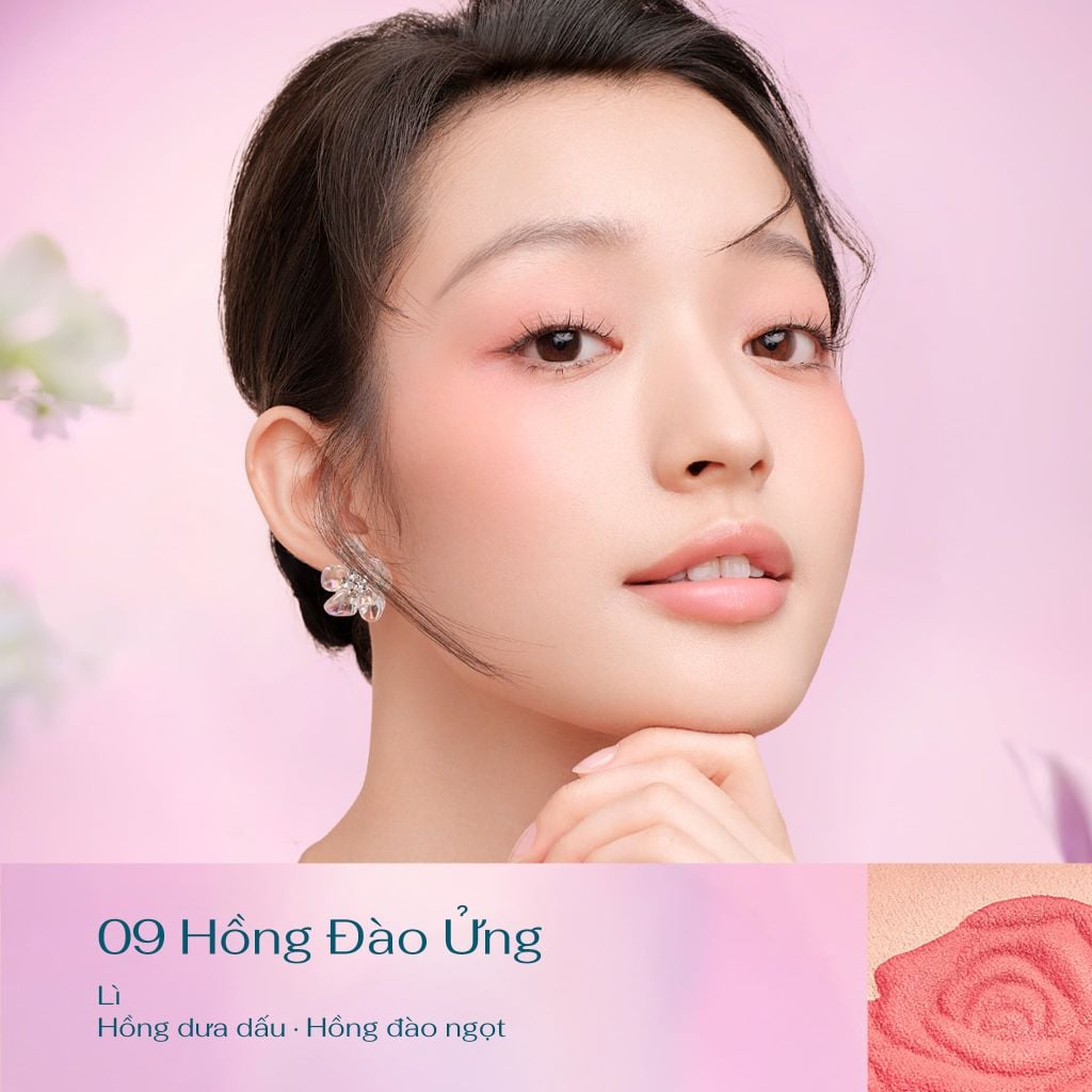  HOA TÂY TỬ MÁ HỒNG KEM MỊN LÌ 4G - A179 