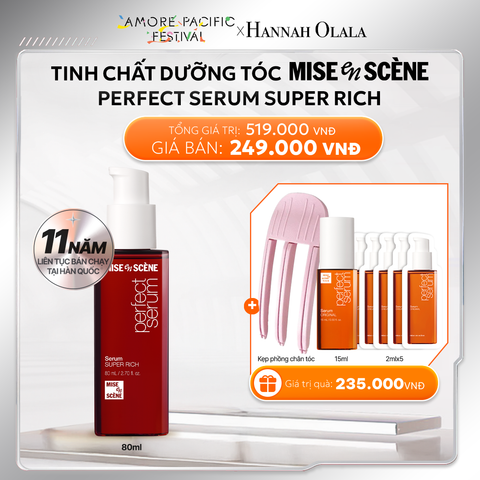  DEAL 1: TINH CHẤT DƯỠNG TÓC MISE EN SCENE PERFECT SERUM 80ML 